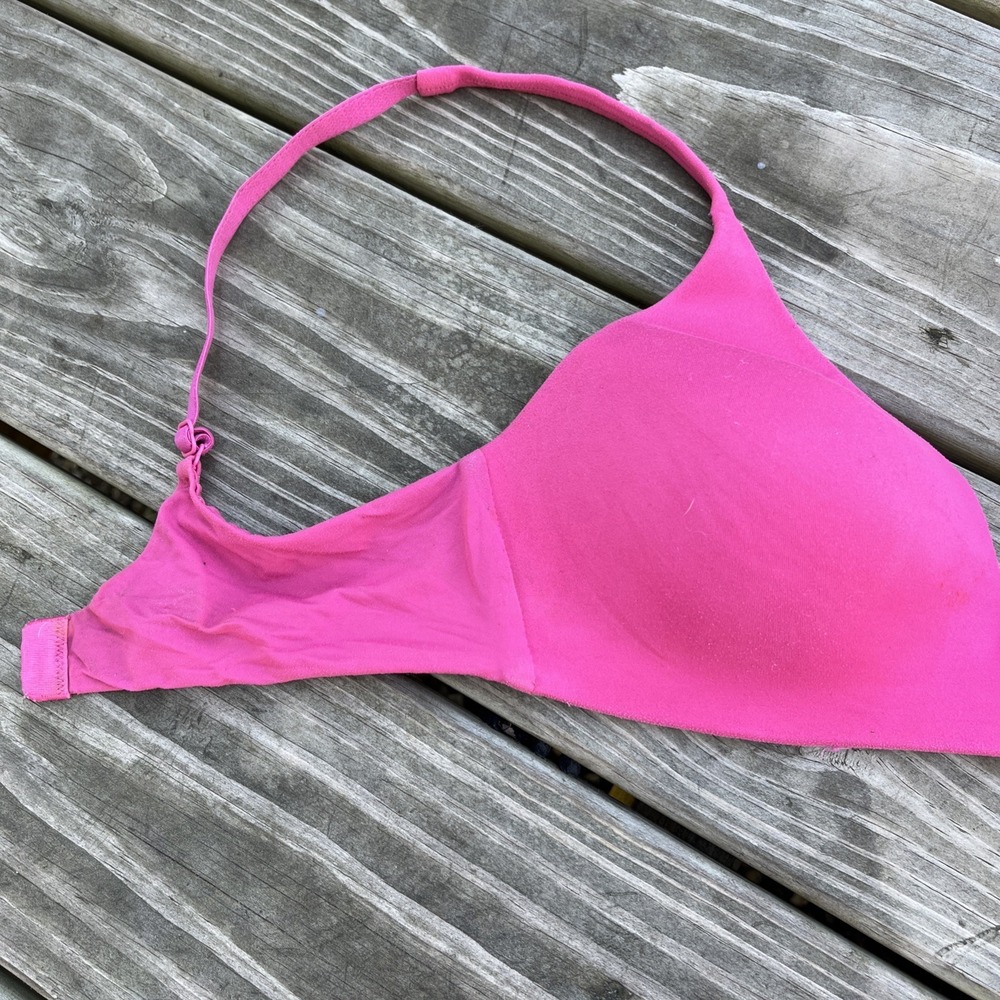 Victorias Secret Body By Victoria IPEX  Solid Pink  Bra 34C  Wireless - Picture 3 of 9